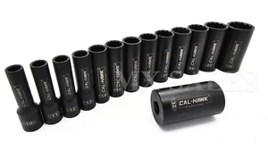 14-PC 1/2" Drive Deep Impact Socket Set Metric 12 Point 10-32mm - Picture 1 of 1