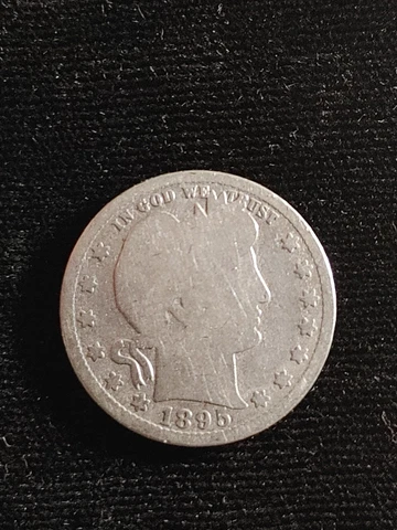 1895 O AG/G Barber Quarter.                                                 T164 Cover