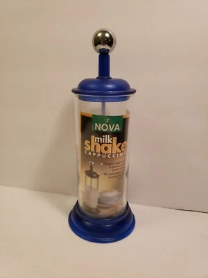 NOVA MILK SHAKE CAPPUCINO MAKER GLASS NEW MADE IN ITALY - Image 1 of 4