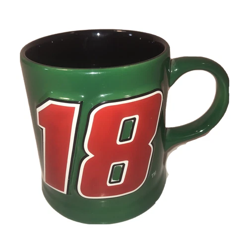 Vintage 2000 Bobby Labonte #18 Green Coffee Cup 22oz Joe Gibbs Racing NWOB Cover