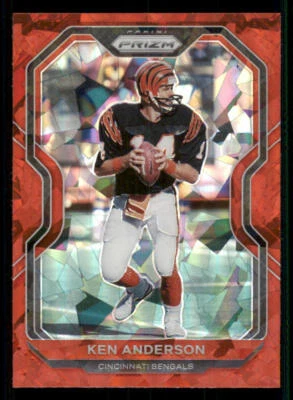 2020 Panini Prizm Prizms Red Ice #55 Ken Anderson - Image 1 of 2