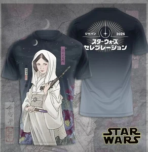 Star Wars 3D T-Shirt Celebration Japan 2025 Art Show Gift For Fans men Women - Picture 1 of 3