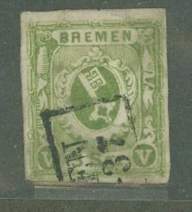 Bremen #4 used, German States (SCV=$300) - Picture 1 of 1