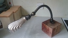 Vintage Shell /Clam Shade & Swan Neck Flexible Desk Lamp - restoration project 2