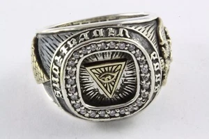 MASONIC FREIMAURER RING TEMPLER SIEGELRING FREEMASON 925 ECHT SILBER / 306 - Bild 1 von 8