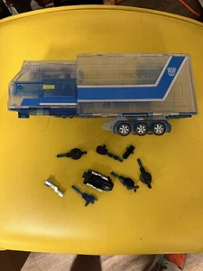 Transformers Classics BTS-01 Optimus Prime Mobile Command Base Trailer Clear 🐶 - Picture 1 of 3