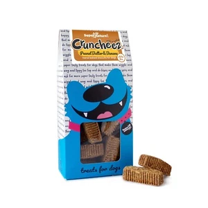 Supernature Cruncheez - Hand Baked Peanut & Banana Biscuits 250g-1kg | Dog Treat - Picture 1 of 1