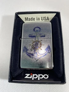 Zippo Fusion Anchor Design Lighter - Picture 1 of 4