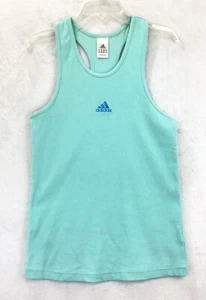 Adidas / Embroidered Logo Ribbed Racerback Sleeveless Slim Fit Tank Top Size XL - Picture 1 of 11