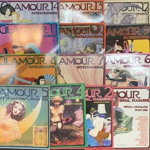 Glamour International Magazine Vol.1-14 Set 13 Issues (Vol.3 Missing) - Bild 1 von 1