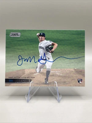 2021 Stadium Club Autographs SCBA-JGE Joey Gerber RC ~ Seattle Mariners - Image 1 of 2
