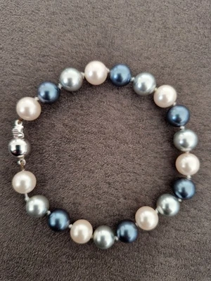 Pfeffinger Echtgold Perlen Armband  585 - Bild 1 von 4