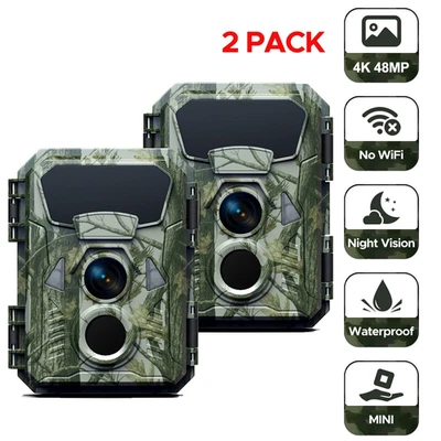 Telecamera di Sorveglianza 4K Telecamera Selvatica per Caccia Foresta Sorveglianza Ricerca Senza Wi-Fi - Immagine 1 di 4