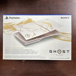 Cover Console PS5 PlayStation 5 Slim Ghost of Yotei Gold Edizione Limitata IN MANO - Foto 1 di 4