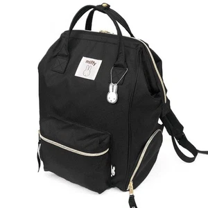 Miffy Nijntje Backpack Bag Black Large Capacity Diaper Bag Mom's Bag Gift NEW - Picture 1 of 9