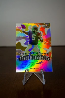 2015 Leaf Armed & Dangerous Jameis Winston RC Auto #AD-JW1 (1/1) - Image 1 of 4