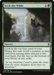Seek the Wilds - BFZ (Battle for Zendikar) #189 MTG Magic The Gathering - Picture 1 of 1