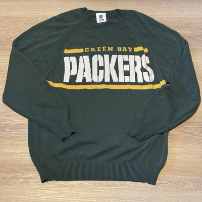 Suéter para mujer Green Bay Packers M verde NFL fútbol americano cuello redondo jersey tejido Foto 1 de 4