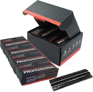 4 Boxes, 960 Pcs, 0.25Oz, Black, Adhesive Stick on Wheel Weights, Easypeel Tape - Picture 1 of 7