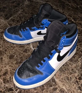Nike Air Jordan 1 Raro Air Soar Azul Talla 6Y 705300-400 2017 Alto Blanco Azul - Imagen 1 de 8