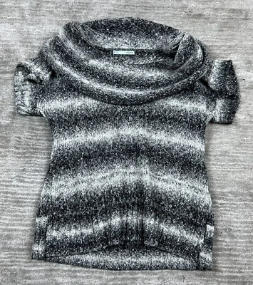 Свитер женский Maurices очень большой серый короткий рукав воротник-капот - Изображение 1 из 4