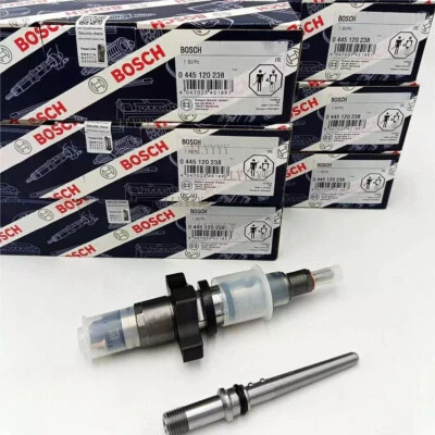 6x Inyectores de combustible diésel Bosch 0445120238 para Dodge Ram 2500 3500 5,9 L Cummins Foto 1 de 4