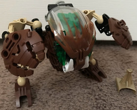 Lego Bionicle Bohrok 8560 Pahrak w/ Krana Vu & Connector- Retired