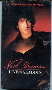 NEIL GAIMAN LIVE AT THE ALADDIN vhs Live 2000 Performance NEW - Bild 1 von 1