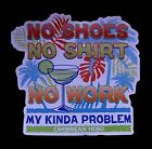 Caribbean Hobo UV Vinyl sticker decal  Key West islands beach No shoes no shirt