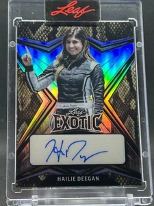 2022 Leaf Exotic Multi-Sports Snakeskin Auto Hailie Deegan #6/10 - RACING NASCAR - Picture 1 of 2