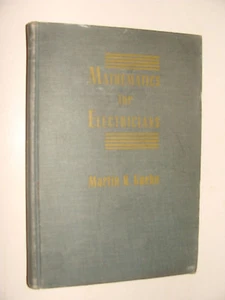 Mathematics for Electricians by Martin Kuehn 1941 2nd Ed. HC - Imagen 1 de 2