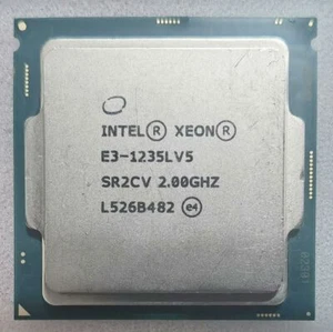 Intel Xeon E3-1235L V5 LGA-1151 CPU Processor 2.00 GHz 4-Core 8MB 25W GPU P530 - Picture 1 of 2