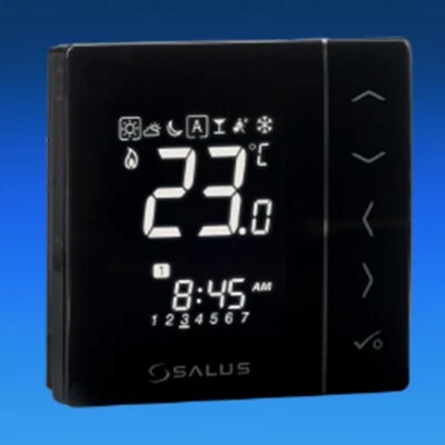 Raumthermostat Salus VS30B programmierbar Raumregler Fußbodenheizung schwarz - Bild 1 von 2