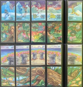 Pokemon TOPPS 2000 the movie - Complete sticker set 10/10 - EXCELLENT - LUGIA - Picture 1 of 10