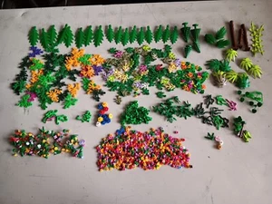 LEGO BULK LOT PLANT BAMBOO SWORDLEAF PALM FLOWER STEMS TREES LEAVES MORE - Picture 1 of 3