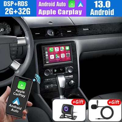 For Mercury Montego 2005 2006 2007 Apple Carplay Android 13 Car Stereo Radio GPS Foto 1 de 4