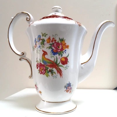 Antique Porcelain Rockingham Red Coffee Pot by PARAGON - Image 1 of 4