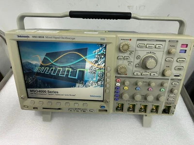 Tektronix MSO4034 Mixed Signal Oscilloscope w/ DPO4COMP & DPO4EMBD modules - Image 1 of 4