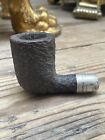 RARE ANTIQUE 19thC K&P PETERSON'S DUBLIN PATENT PIPE BOWL - STERLING SILVER