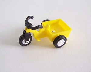 PLAYMOBIL (1524) ENFANTS - Tricycle Jaune avec Bac de Transport - Picture 1 of 1