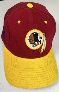 Vintage NFL 1990s Washington Redskins Wool Blend STARTER Fitted Cap SZ 7 1/4 USA - Picture 1 of 10