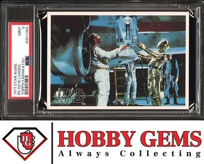 R2-D2 PSA 9 1977 Topps Yamakatsu Star Wars Large R2-D2 Is Loaded C3 - Image 1 of 2