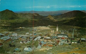 Postcard Nevada Comstock Lode Birds Eye View Unposted Virginia City - Picture 1 of 2