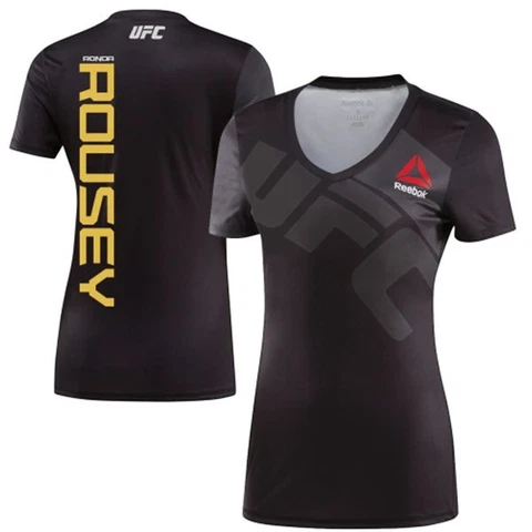 Authentic NWT Reebok UFC Womens Ronda Rousey Champion Jersey, T-shirt, WWE Cover