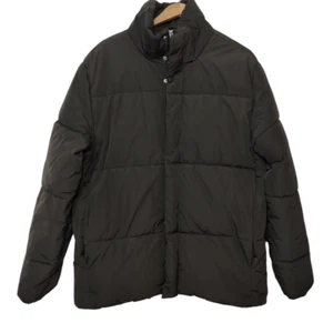 Chaqueta acolchada acolchada acolchada H&M para hombre talla L cremallera completa cuello alto forrada - Imagen 1 de 6