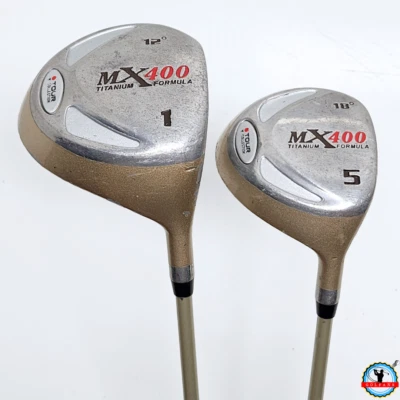 Women's Tour Collection MX400 Driver & 5-Wood Set RH Ladies Graphite Shafts FAIR - Image 1 of 4