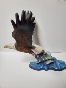 Eagle Figurine Bisque Porcelain Isiah 40:31 Crystal Cathedral Ministries #10810 - Picture 1 of 10