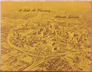 70er Jahre Retro Broschüre Ein Blick auf die Planung Atlanta GA Stadtarchitektur Wohnen - Bild 1 von 10