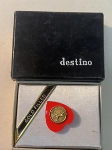 Destino Vintage Sagitarius Gold Filled Tie Tac New in Box - Picture 1 of 2