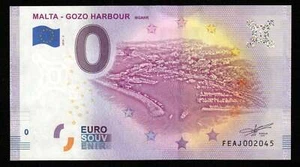 Billet Souvenir 0 Euro - Malta, GOZO HARBOUR MGARR 2019-1 NEUF / UNC - Afbeelding 1 van 3